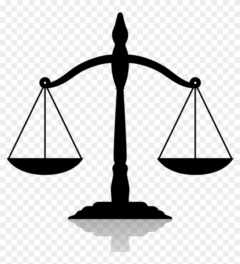 Court Clipart Weighing Scale - Balanza De La Justicia Png #1383616
