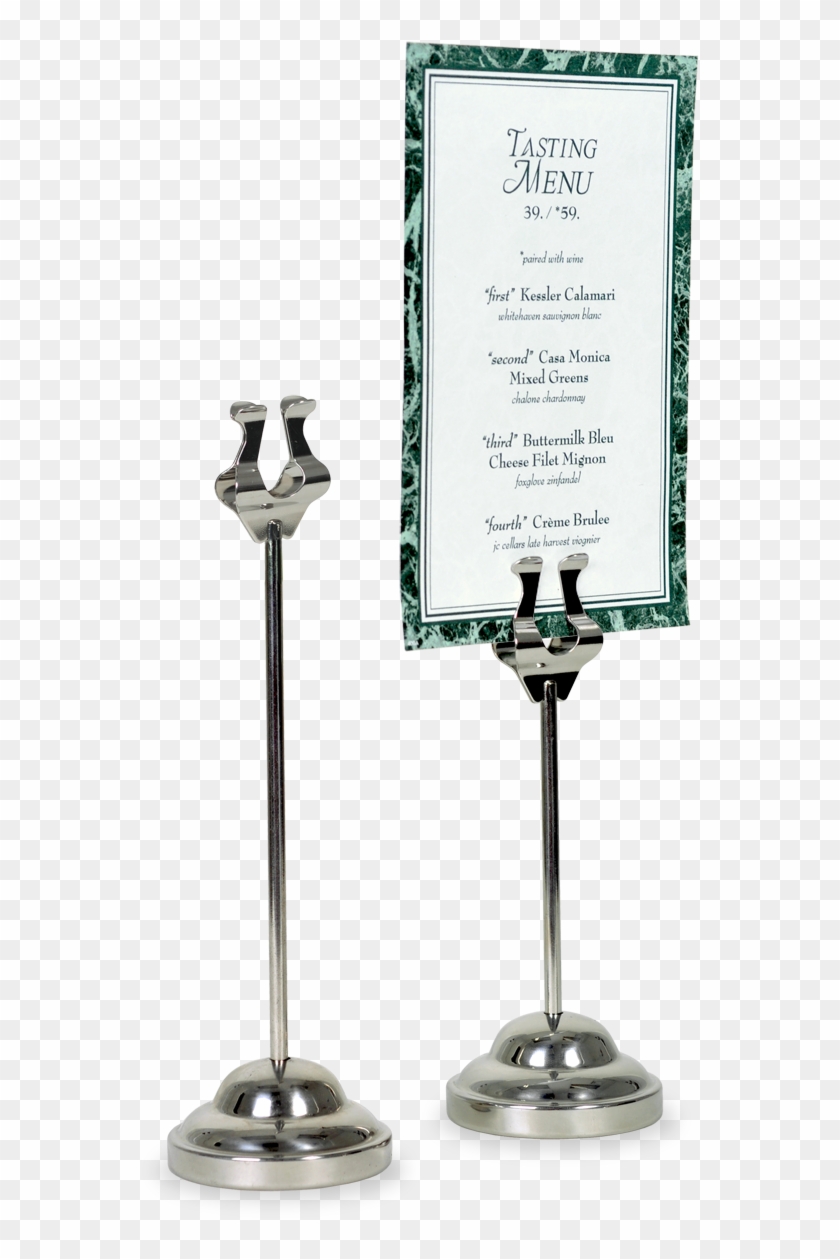 Freeuse Download Harp Shaped Metal Stands - Menu Stand And Table Number #1383833
