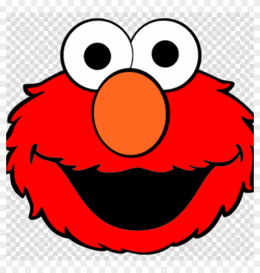 Download Elmo Face Stencil Clipart Elmo Cookie Monster - Elmo Face #1383843