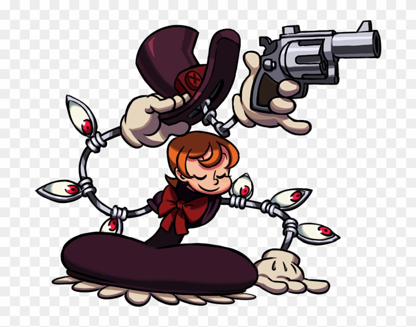 I Tried At Making A Sprite Edit Of Peacock's Crouch - Peacock Skullgirls Gun #1383865