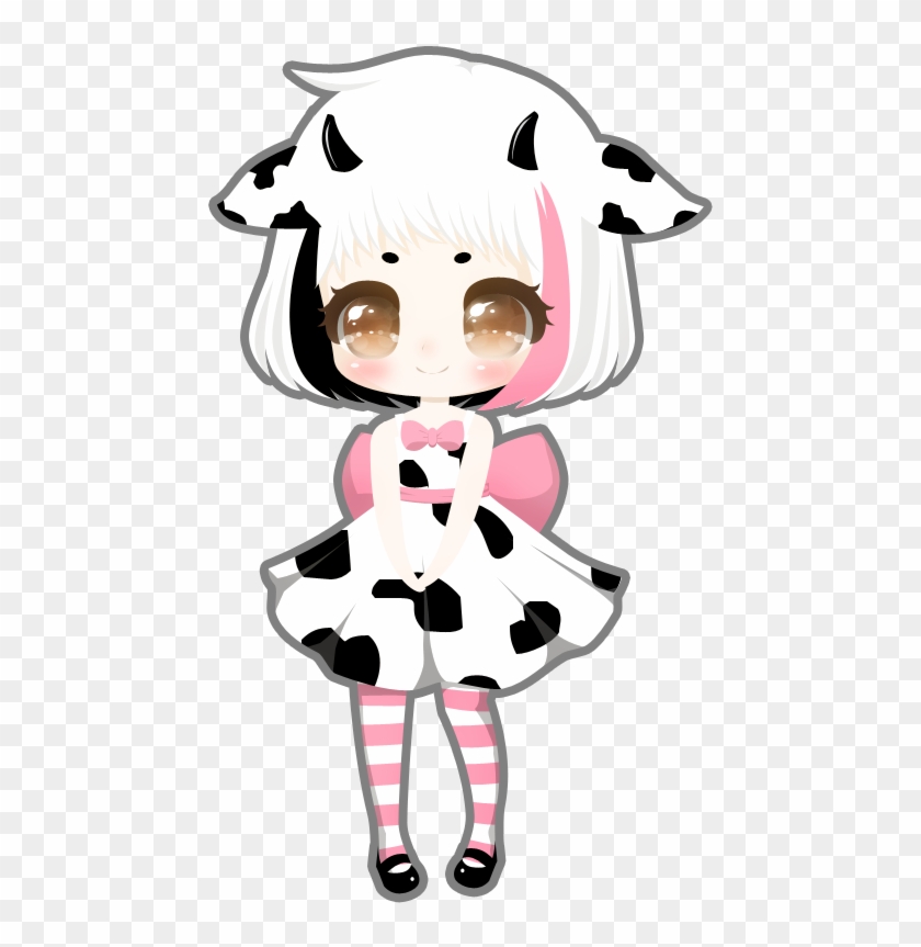 Commission By The Sweet ~emipoo This Is Her Oc Miss - Kawaii Cow Girl Anime #1383870