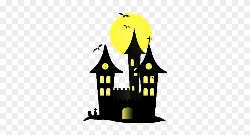 Haunted House - Cartoon Halloween Castle Png #1383962