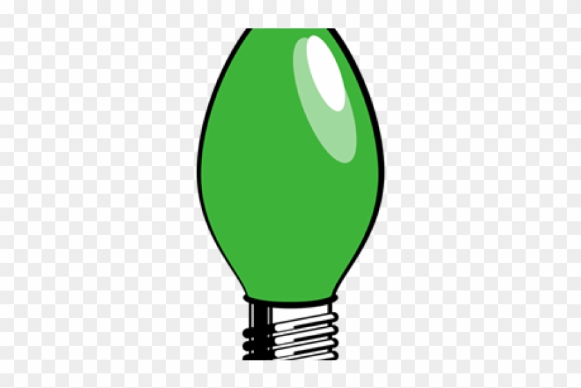 Light Bulb Clipart Lamp - Christmas Tree Light Clipart #1384017