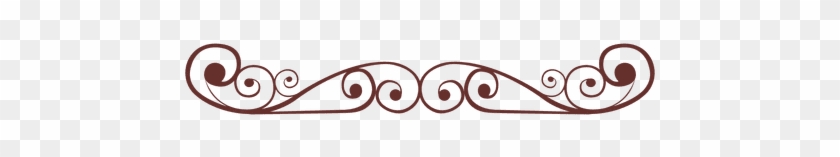 Decorative Divider Transparent Svg - Floral Divider #1384154