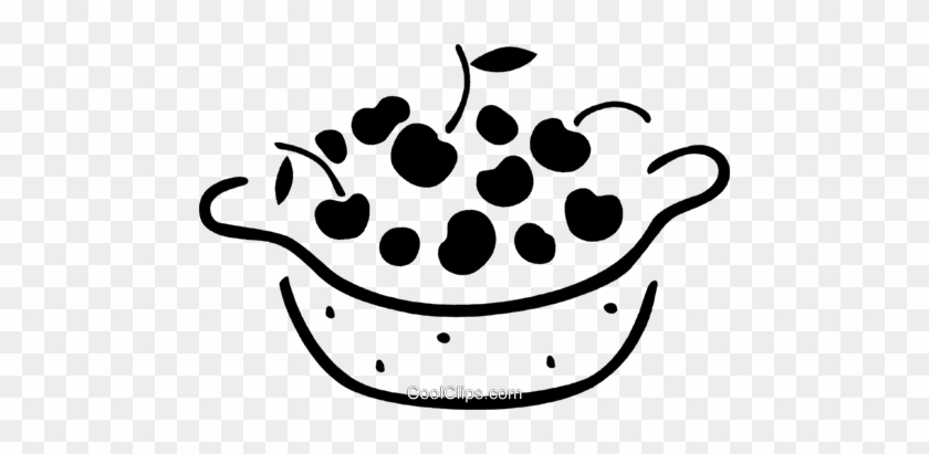 Fruit Bowls Royalty Free Vector Clip Art Illustration - Fruit Bowls Royalty Free Vector Clip Art Illustration #1384207