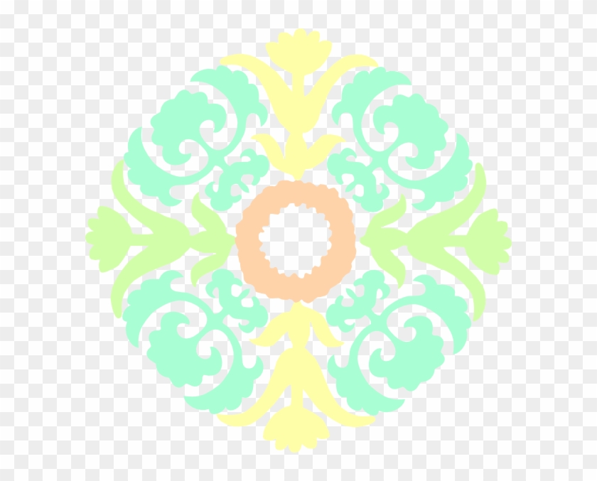 Pastel Florish Clip Art - Free Download Mandala Photoshop Brushes #1384281