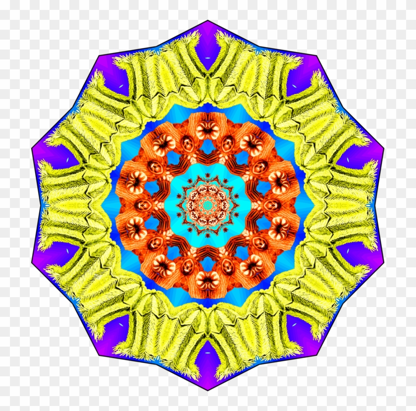 Symmetry Kaleidoscope Flower Point - Symmetry Kaleidoscope Flower Point #1384306