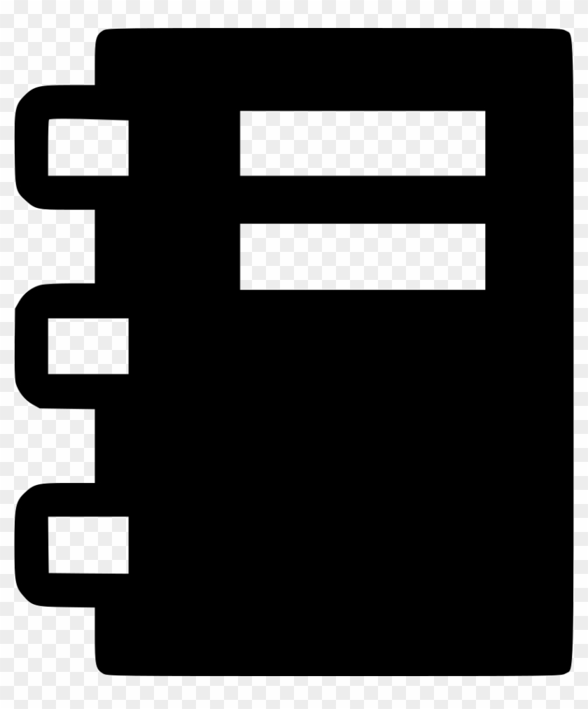 Download Notepad Icon Black Png Clipart Computer Icons - Notepad Icon Black Png #1384366