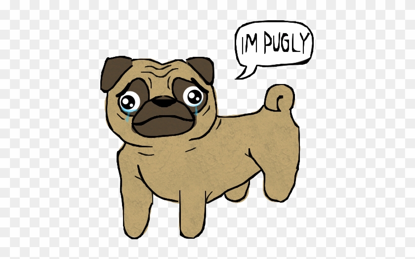 Pug Clipart Fun2draw - Easy Pugs To Draw #1384488