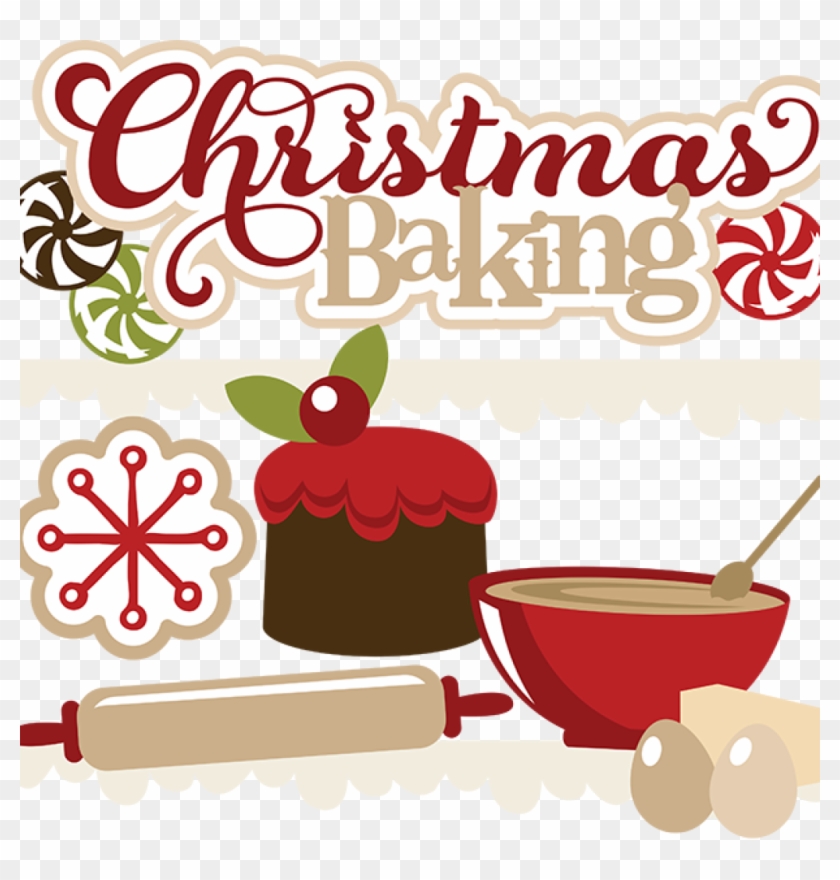 Baking Clipart Free Free Christmas Baking Shopping - Christmas Baking Png #1384500