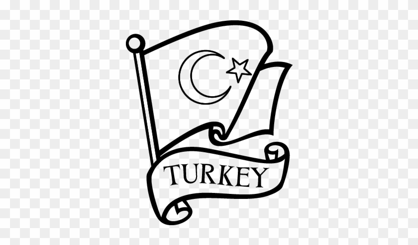 Best Of Turkey Flag Coloring Page - Turkish Coloring Pages #1384504