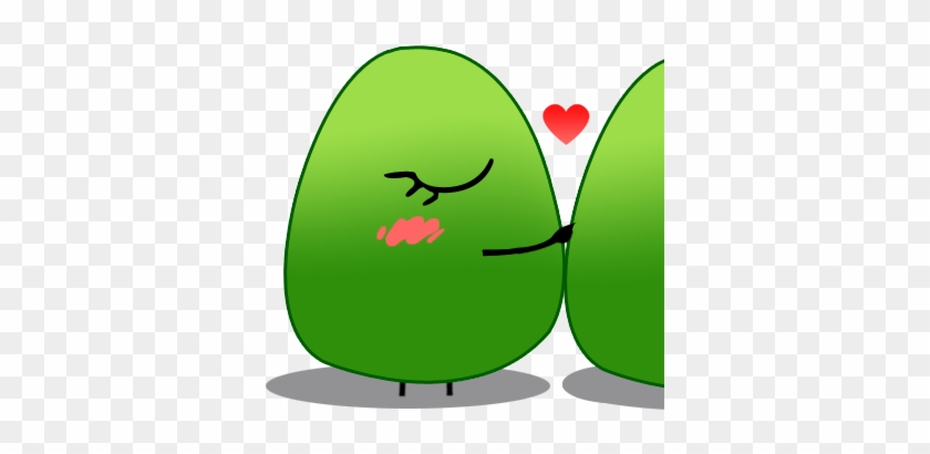 Get The Green Bean Emoji App Now - Cartoon - Free Transparent PNG Clipart  Images Download