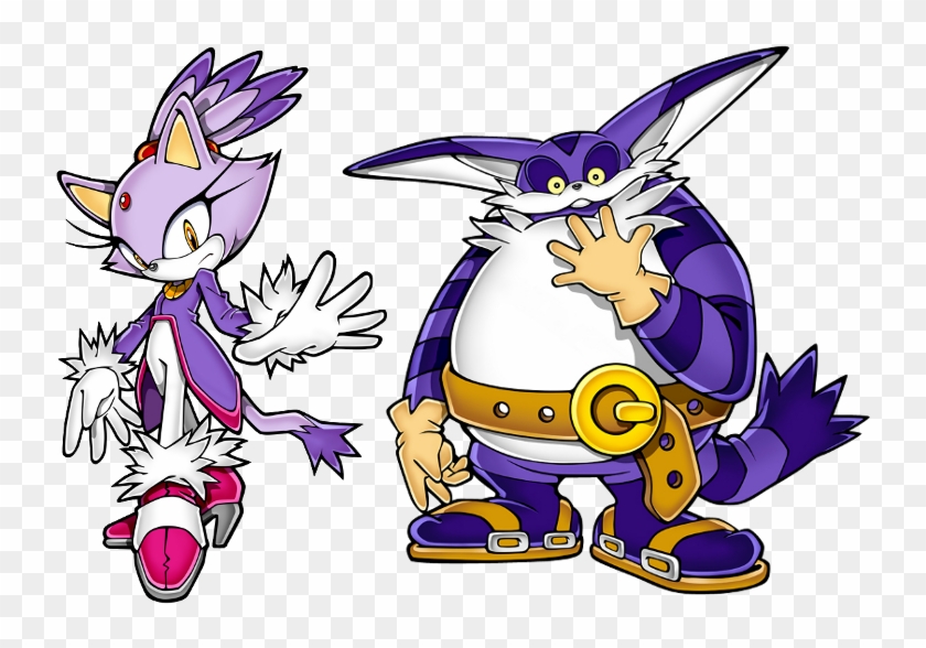 Big The Cat & Blaze The Cat - Big The Cat Sonic #1384622