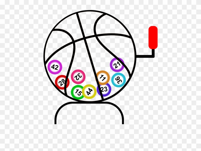 Nba Drawing Line - Coloring Picture Of Ball #1384637