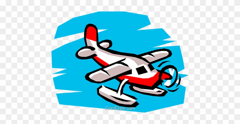 Pontoon Plane Royalty Free Vector Clip Art Illustration - Illustration #1384646