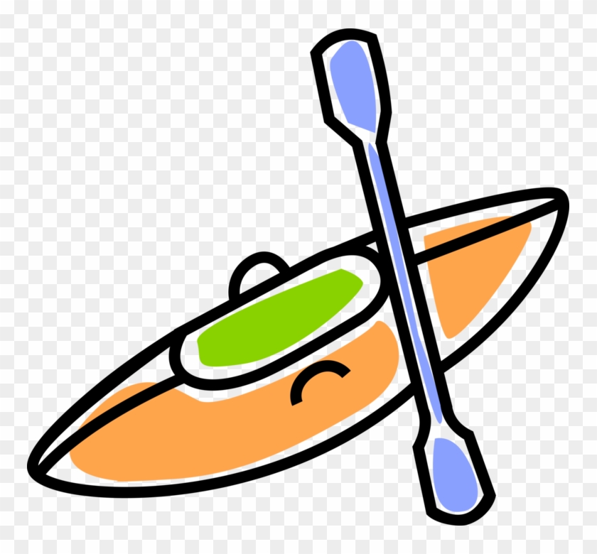 Kayak Royalty Free Vector Clip Art Illustration - Kayak #1384659