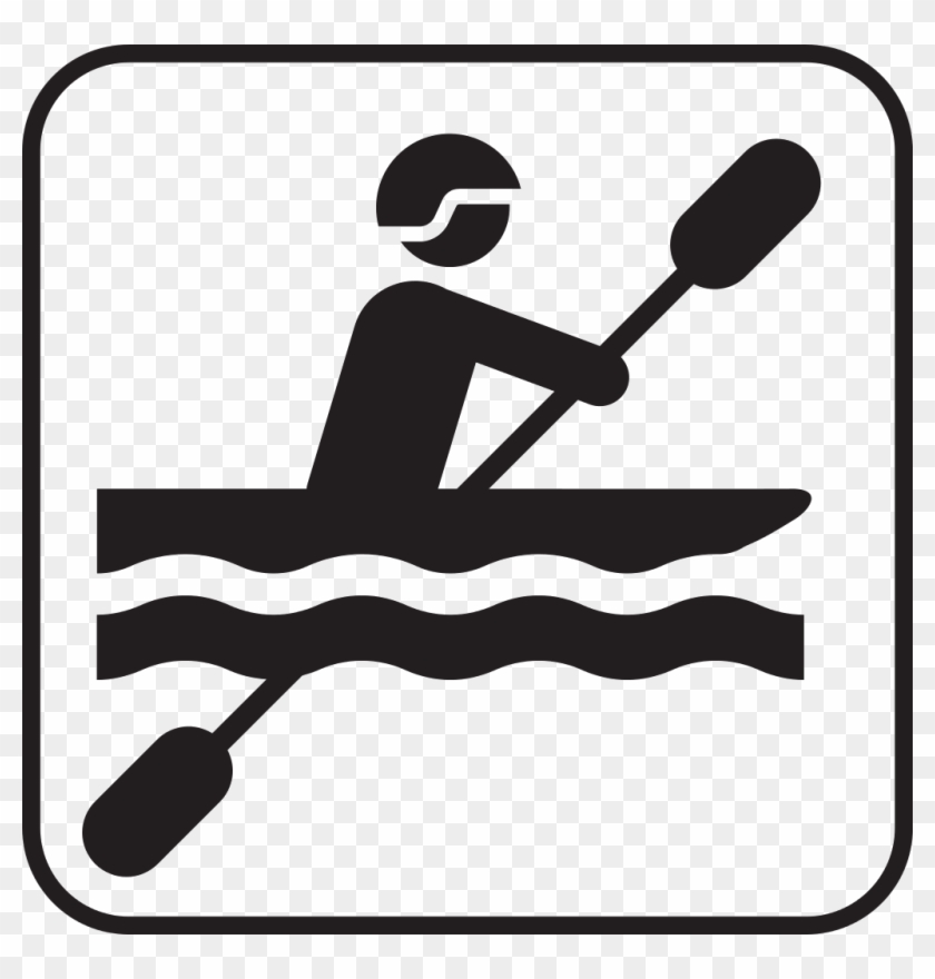 Kayak - Canoeing Symbol #1384670