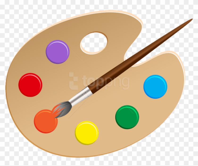 Artist Palette Png Clip Art - Portable Network Graphics #1384679