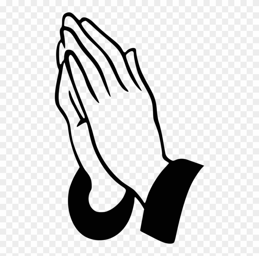 Praying Hands Prayer Drawing Download Presentation - Clip Art Prayer Hand #1384709