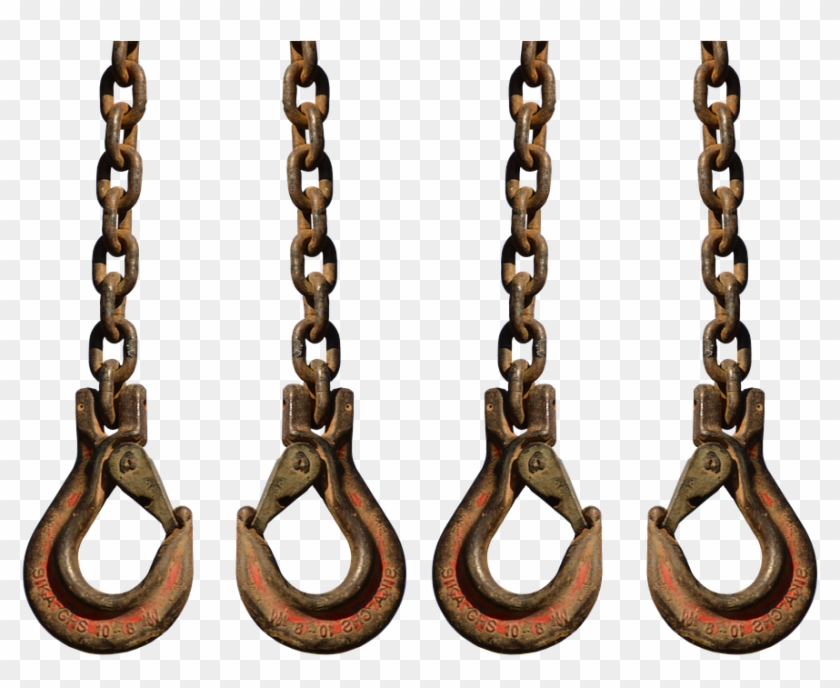 Chain Png Transparent Images - Lifting Hooks With Shackle #1384855