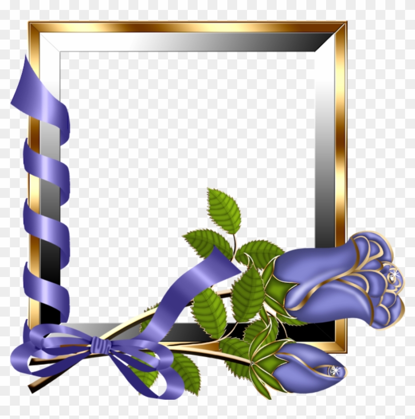 Explore Image Frames, Purple Roses, And More - Beautiful Frames For Photo Editing Online #1384862