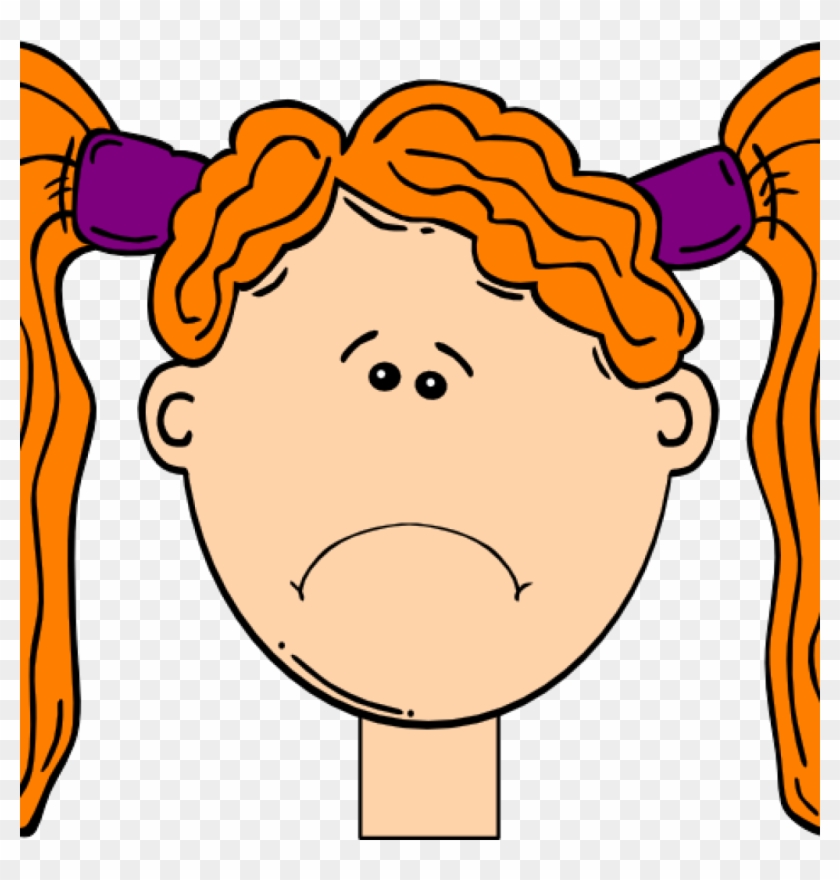 Frown Clip Art Collection Of Free Frowning Clipart - Blonde Girl Laughing Clipart #1384910