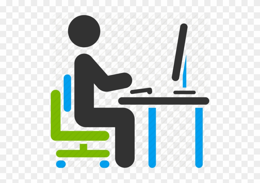 Backend Executive Clipart Clerk Job Office - Data Entry Operator Clipart #1384961