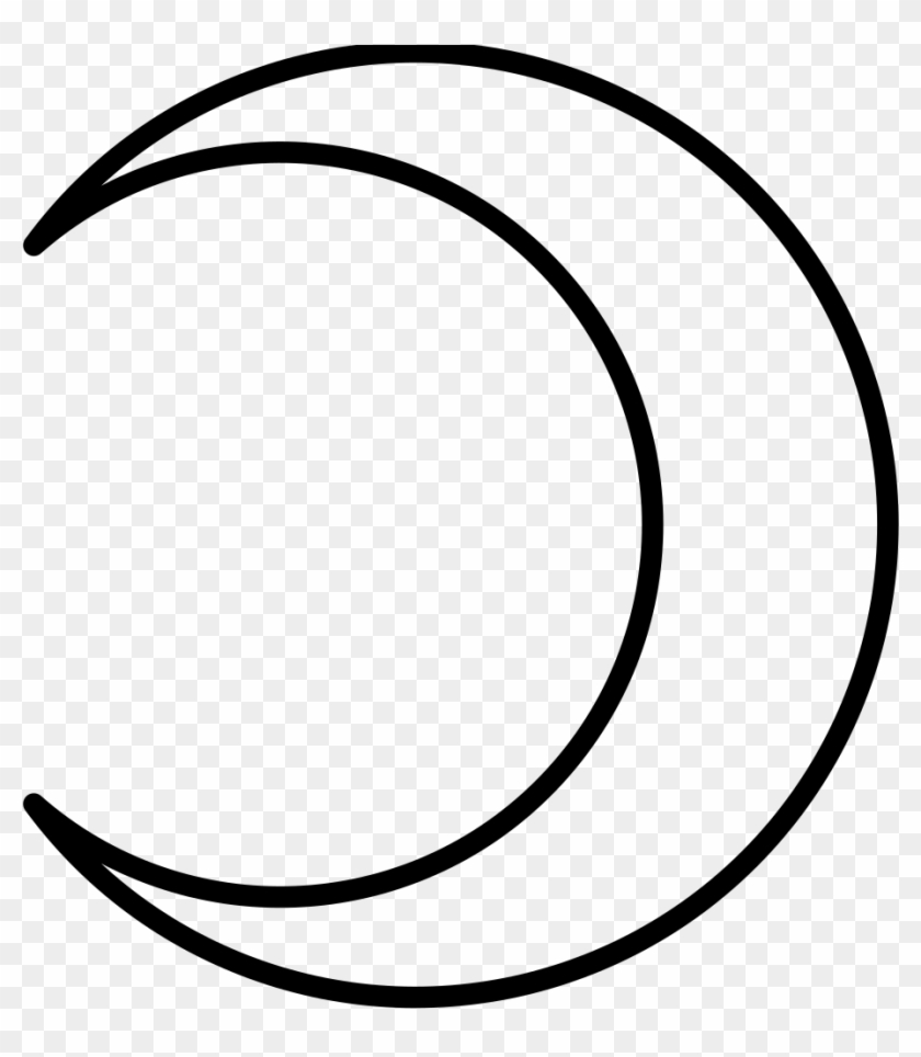 ملف - Crescent - Svg - Croissant De Lune Symbole #1385032