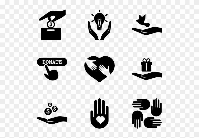 Charity - Hand Icon #1385179
