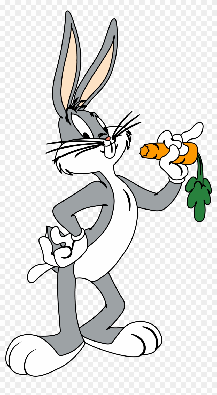 Clip Art Black And White Library Bunny Feet Clipart - Conejo Bugs Bunny #1385220