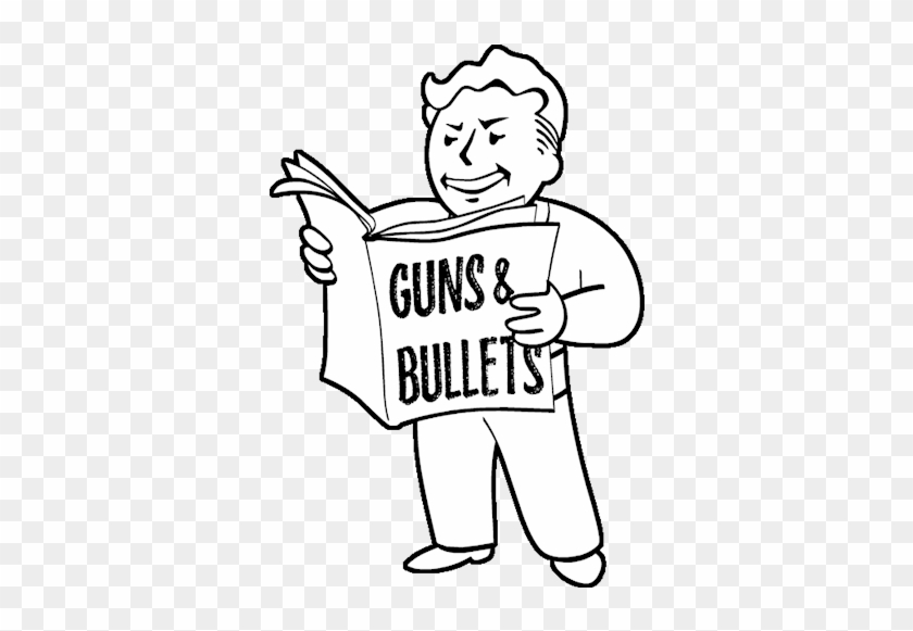 Transparent Library Bullets Drawing - Fallout Guns And Bullets Page #1385255