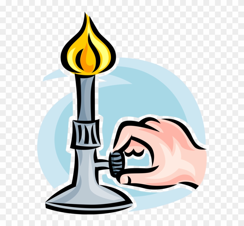 Burner Clipart Bunsen Burner Clip Art - Reaching Across A Flame #1385274