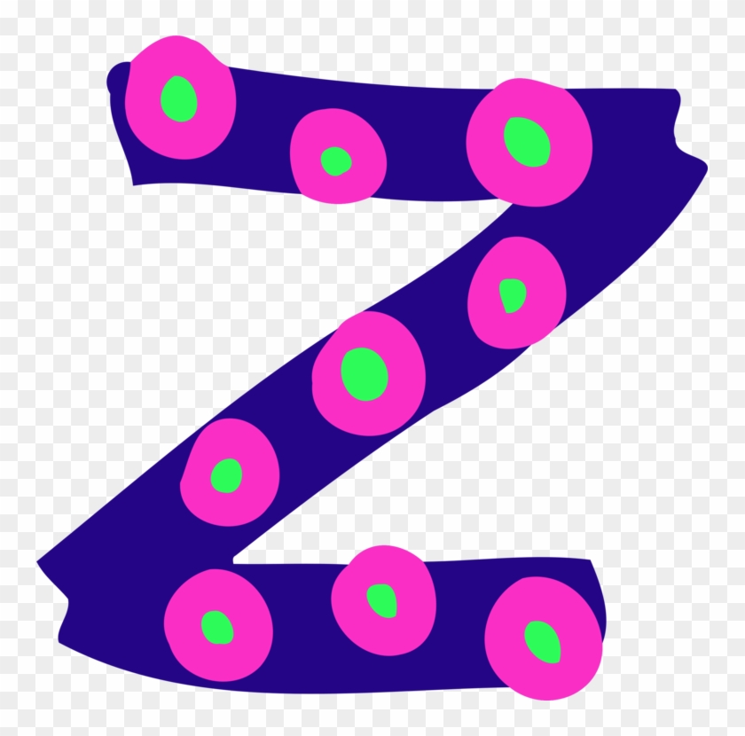 Alphabet Letter Z Clothing Accessories Fashion - Letter Z Clipart #1385445