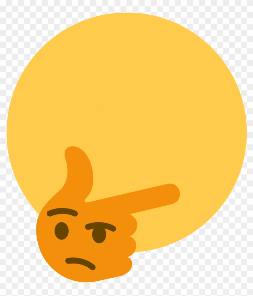 Thinking Emoji Meme Transparent, HD Png Download , Transparent Png Image -  PNGitem