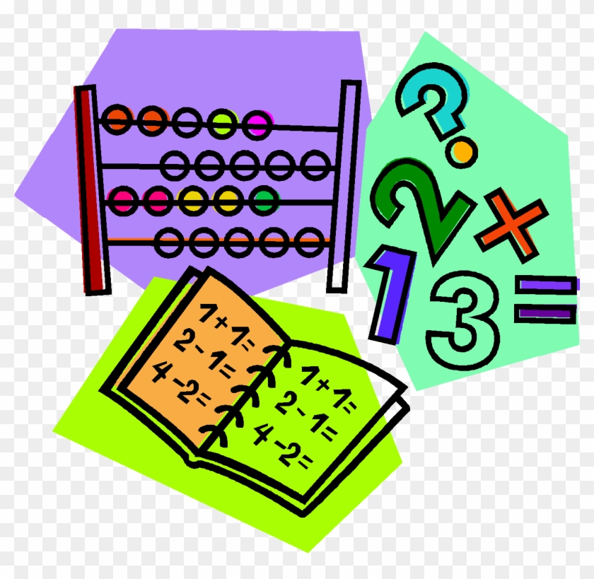 Clipart Numbers Numeracy - Cartoon Picture Of Maths #1385563