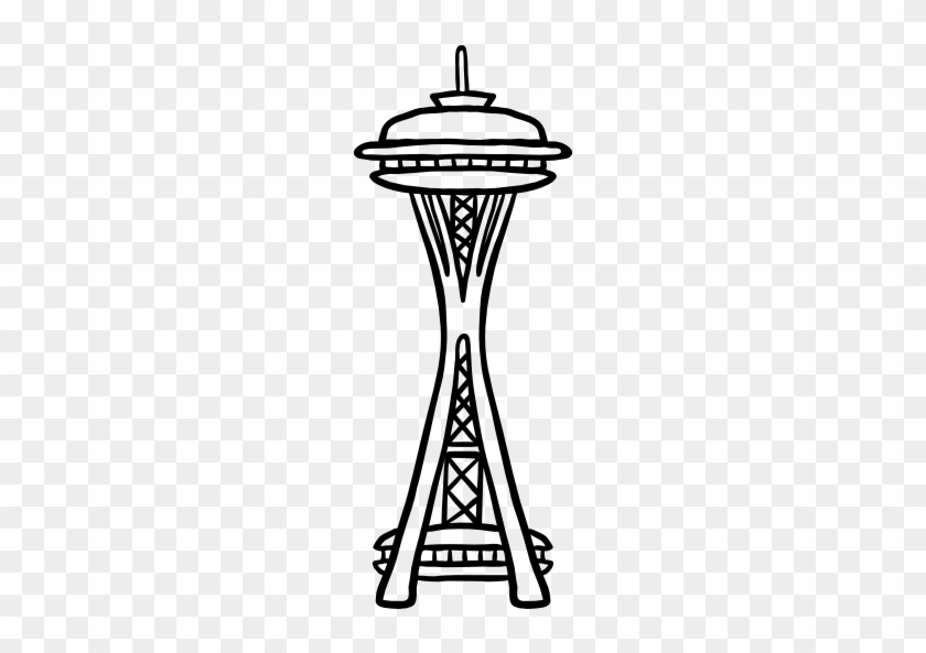 Space Needle Free Icon - Seattle Space Needle Png #1385619