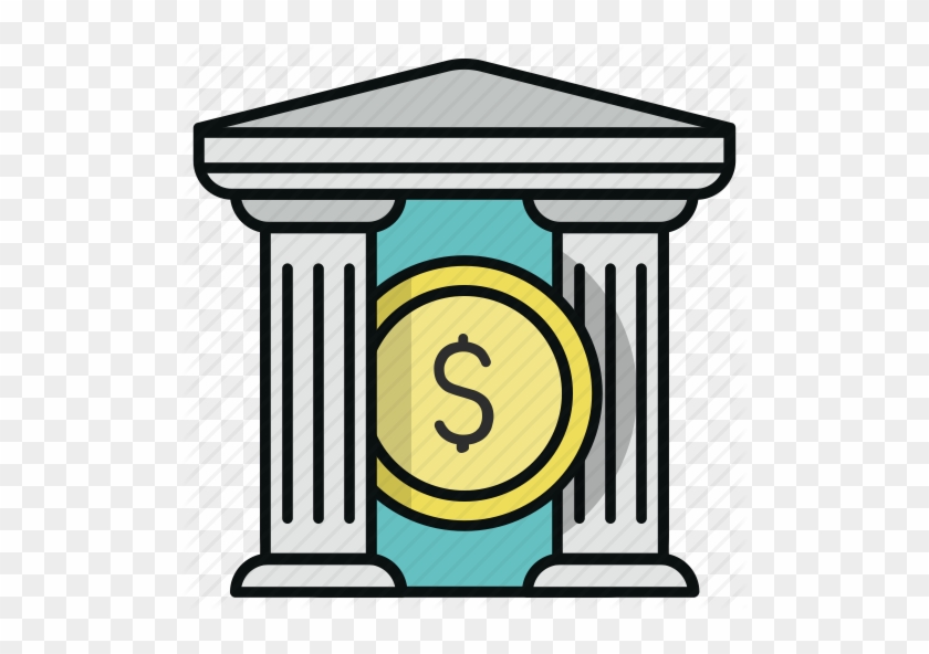 Financial Institution Icon Clipart Financial Institution - Financial Institution Icon #1385724