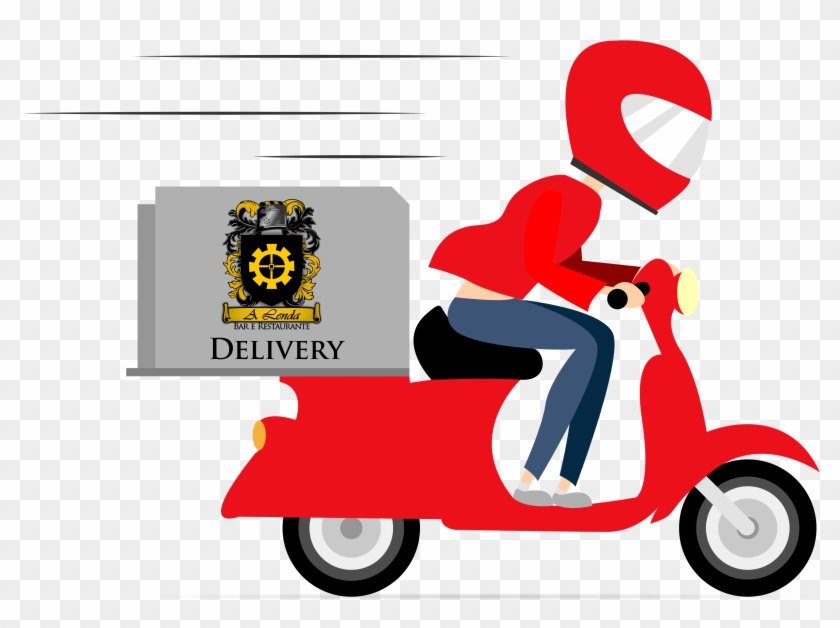 Clipart Transparent Download Delivery Vector Vespa - Delivery Png #1385739