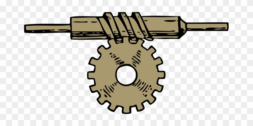 Gear Worm Drive Computer Icons Transmission Sprocket - Worm And Worm Gear Diagram #1385761