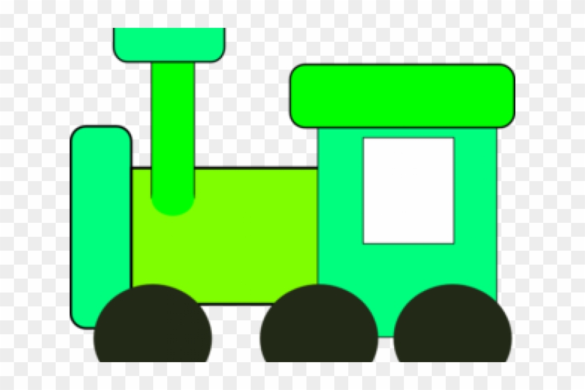 Engine Clipart Green Train - Train Car Clipart Green #1385790