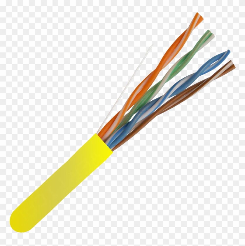 Category Trans U S Manufacturer Pylpng - Cat6 Plenum Cable 1000 Ft Yellow #1385796