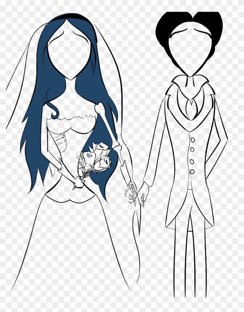 Svg Royalty Free Download Bride Drawing Traditional - Comics #1385866