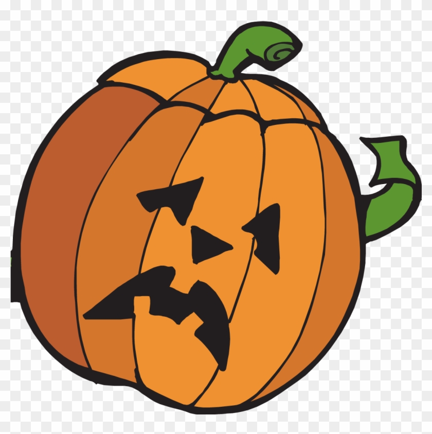 Sad Clip Art Images - Sad And Happy Pumpkin #1385982