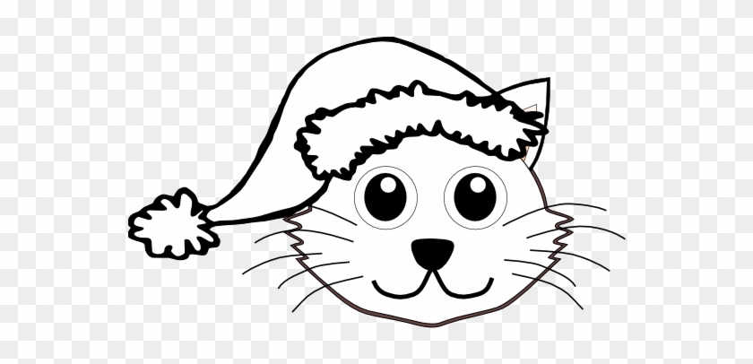 Clipart Library Download Cat Clipground Dog - Christmas Cat Black And White #1386032