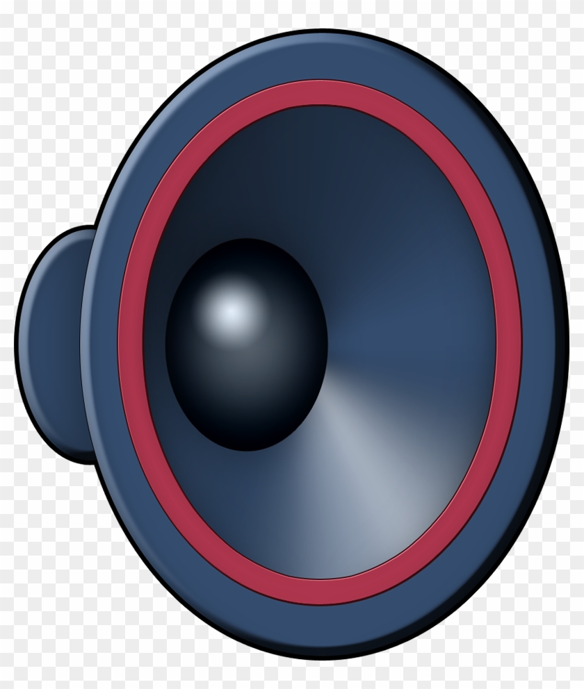 Listening Ear Clip Art - Blue Speaker Png Icon #1386036