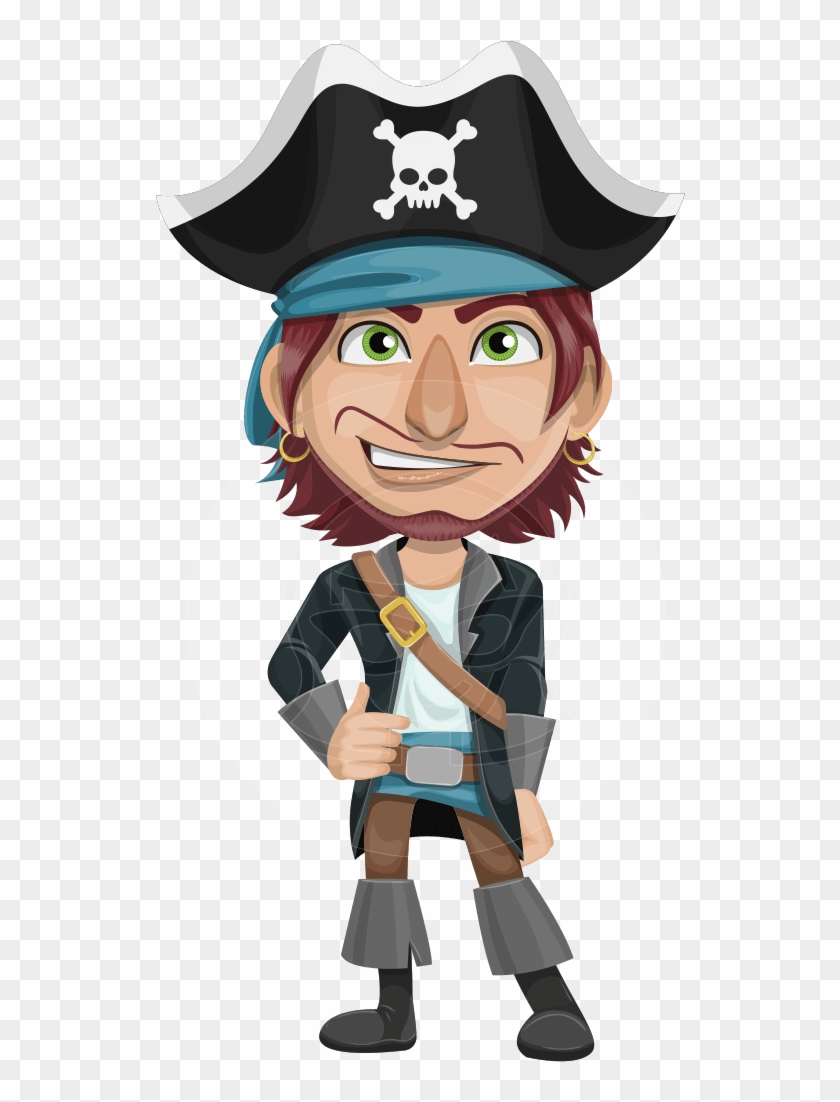 Pirate Cartoon Images - Pirate Cartoon With Gun #1386133