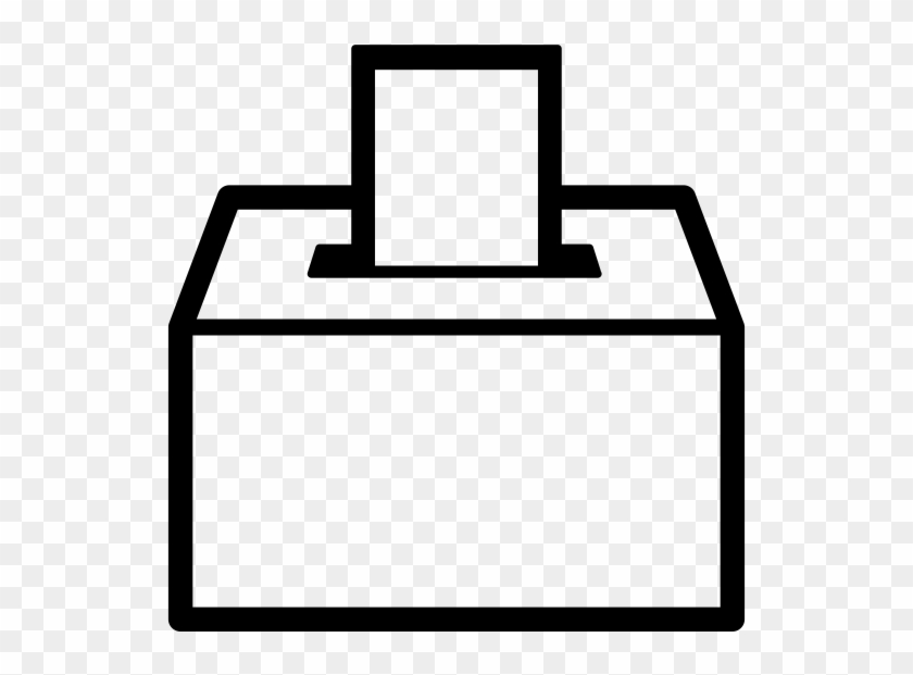 Ballot Box White Png #1386180