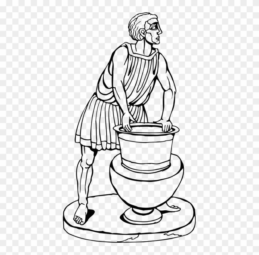 Statue Diagram Computer Icons Line Art - Statue Clipart #1386370