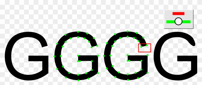 Character Outlines With Nodes - Circle #1386396