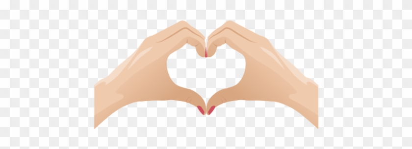 Hand Emoji Clipart Love Hand - Heart #1386446